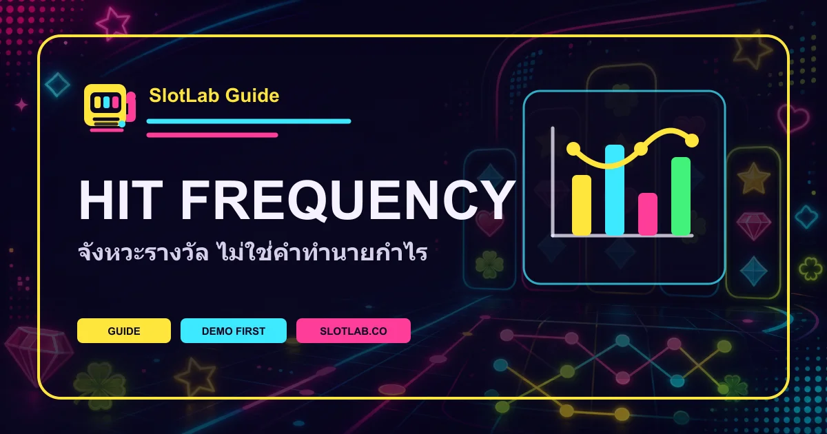 Illustration explaining slot hit frequency and payout rhythm