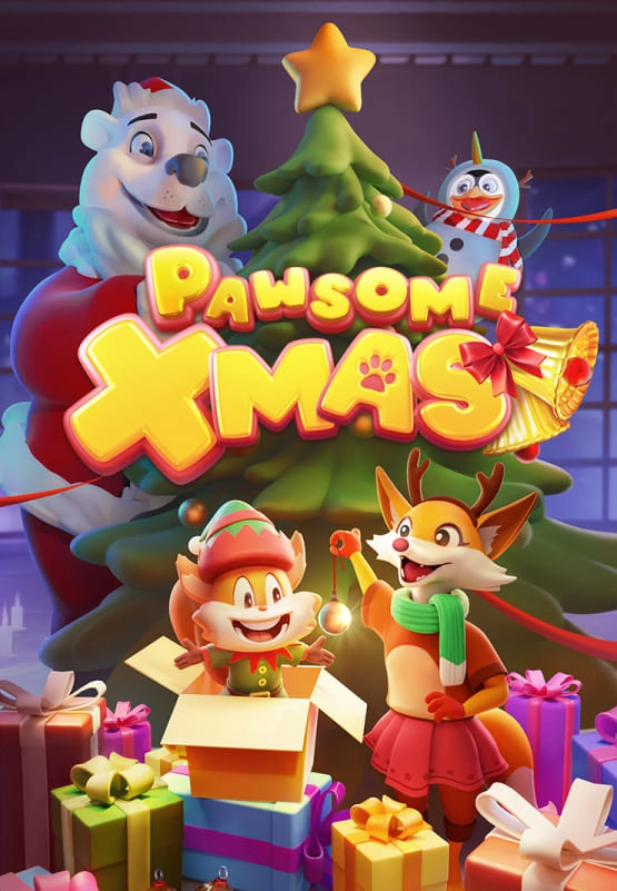 Pawsome Xmas logo